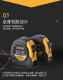 Wholesale rubber coated durable tape measure