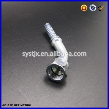 74 degree JIC high pressure hydraulic hose fitting
