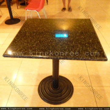 Kkr Restaurant Solid Surface Table Top / Marble Table Tops With Customised 600*600 Mm