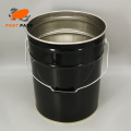 5 gallon black metal pails for chemical/paint /ink