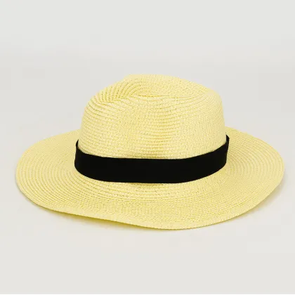 Breathable Panamax Straw Hat - Summer Sunblock Hat for Men and Women