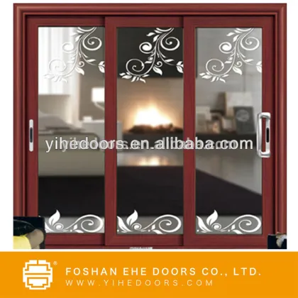 3 tracks 3 doors sliding doors/aluminum door/glass door