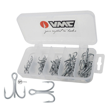 VMC 30PCS/SET ή 40pcs/Set Fishing Hook Combo - Treble Ενισχυμένα άγκιστρα 9626 Κιτ άγκιστρο "για έναν τίτλο μηχανής αναζήτησης, ίσως θελήσετε να το κρατήσετε συνοπτικό ενώ εξακολουθείτε να είναι περιγραφικό:" VMC Fishing Hook Combo