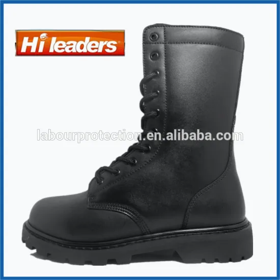 Shinning Leather Military boots