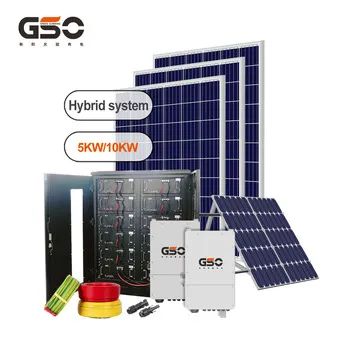 Customizable 10KW Hybrid Solar System: On-Grid & Off-Grid Solutions