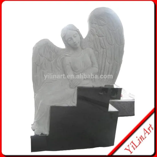 Muslim Angel Statue Tombstone, Marble Angel Tombstone, Funeral Tombstone