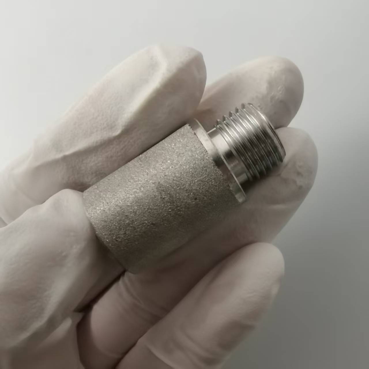 High - Quality 316 SS Liquid Extraction Filter Tips - LC Sinkers, Solvent Filtration Units with Sintered Powder Threaded Cartridges (2)