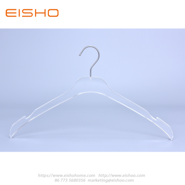 Transparent Acrylic Shirt Hanger With Notches