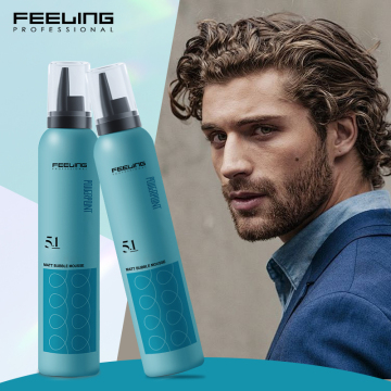 Factory Wholesale Private Label Strong Hold Matt Bubble Mousse for Curly Hair