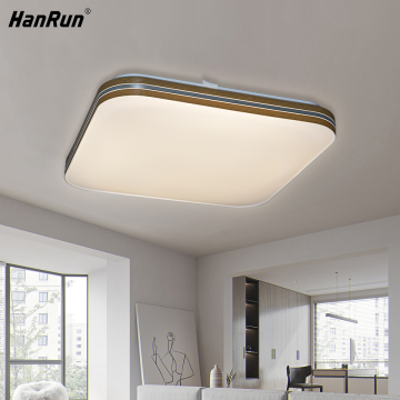 Modern Home LED Ceiling Lights: Adjustable Dimmable Acrylic Square Flush Mount Remote Control Bedroom Indoor Lamp Fixtures