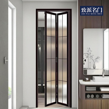 Toilet folding door with classical style