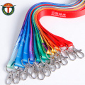 Medaille Polyester Lanyard Custom bedrucktes elastisches Satinband