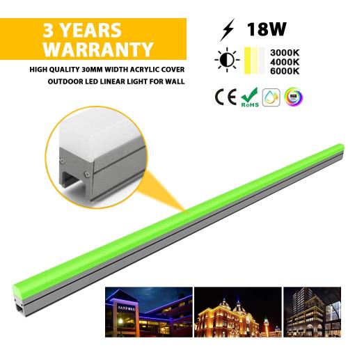 High Quality Outdoor LED Linear Light Multi color