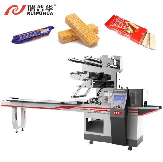 Automatic Wafer Multipack Packaging Machinery: Horizontal Pillow Flow Packer
