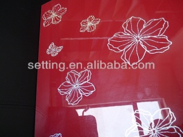 High Gloss PVC Face on MDF