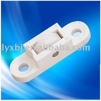 Roller with plastic material for screen window