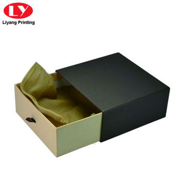 Custom Logo Cardboard Gift Box Drawer for Belt