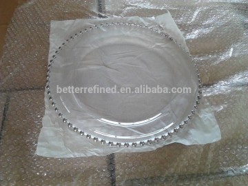 Silver charger plates wholesale