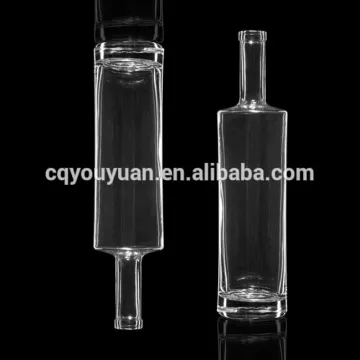 Round 1000ML Crystal Clear Glass Wine Bottle Wholesale Glass Bottle 1 Litre