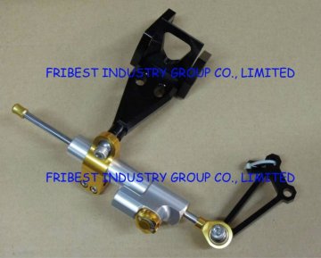 Motorcycle Steering Damper for ZX 650R ER-6N ER6N 09-11 BLACK AND GOLD COLOR