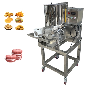 Small Scale Automatic Hamburger Patty and Chicken Nuggets Forming Machines