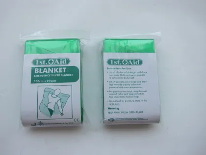 Green Emergency Essentials Survival First Aid Blanket