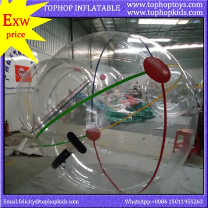TH-WB001 100% pvc tpu inflatable aqua water sphere water walker ball price for sale