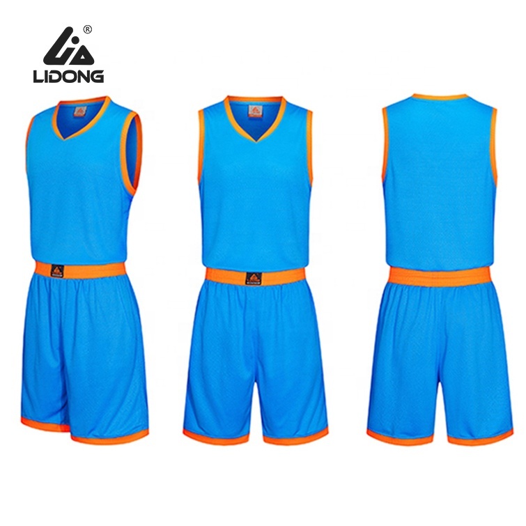 Accept Custom Design Wholesale Men Plain Basketball Jersey