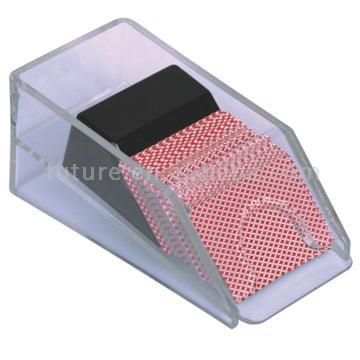 2 deck plastic dealer shoe,dealer shoe,casino,game,gambling,travel game,poker,poker game,table game,card shoe