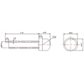 5mm valkoiset LED-valot 6-7lm puhdas valkoinen