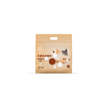 Mezcla natural de yuca y minerales para gatos