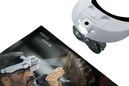 MG81001-H Headband Watch Repair Magnifier with LED Light