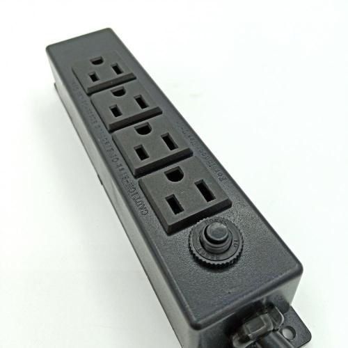 Surface Power Outlet With 4 Sockets Black, High Quality Surface Power ...