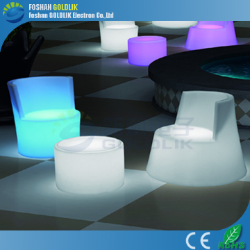 Fashion Party Light Furniture RGB Color Illuminated Round Table