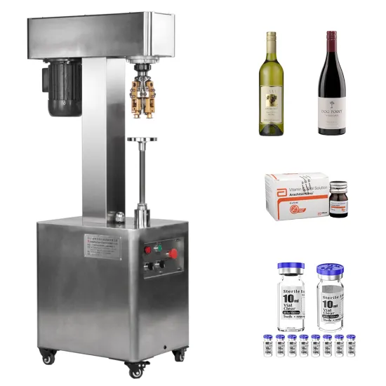 Semi-Automatic Flip-Off Vials & Bottle Capping Machine