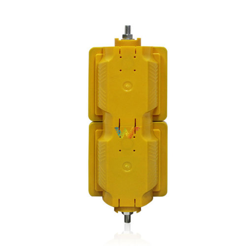two units PC housing mini led traffic lights