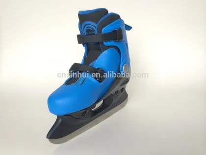 Hot selling high quality PU ice hockey skates shoes made in china factory