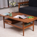 Удобный и практичный журнальный столик из орехового ореха Дарем