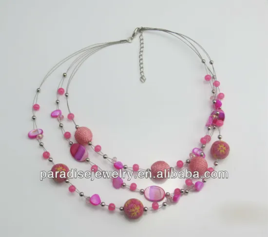 Nice Design fashion shell stone necklace for women NE-23076
