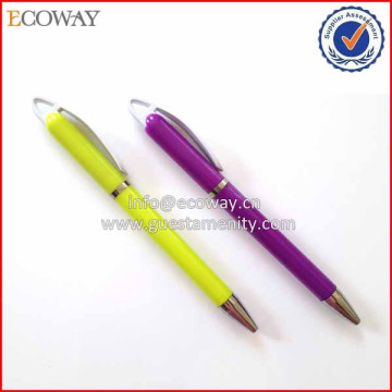 2015 New Design Disposable Hotel Promotional Advertising Ball Pen