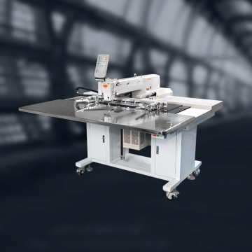 Automated leather sewing machine