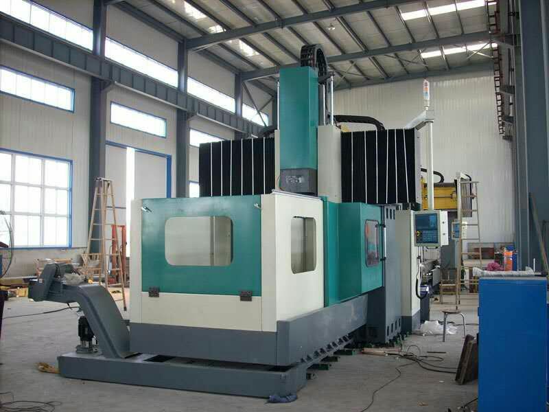 Double column boring and milling machine