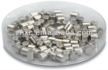 High purity Pd pellet for evaporation 99.99% Pure Pd shot 4N