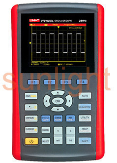 Handheld Digital Storage Oscilloscope, 25MHz Bandwidth, Dual Channel, 250MS/s Sample Rate, USB Communication, UTD1025DL