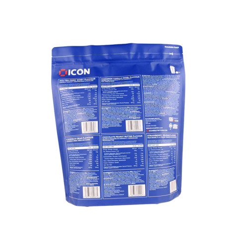 biodegradable ziplock protein powder bag/pouch for powder