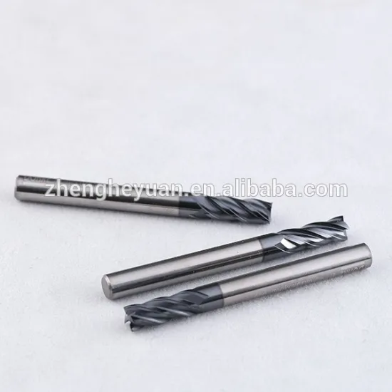 roden stock coated 4 flute solid carbide coated end mills