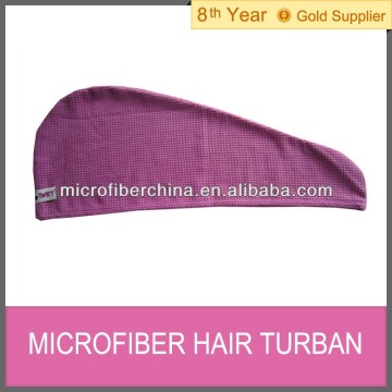 microfiber hair turban (hair drying turban,hair turban)