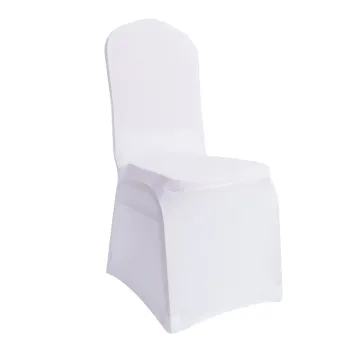 Elastic Chair Cover Factory: White Full Package for Wedding and Hotel Banquet Chairs