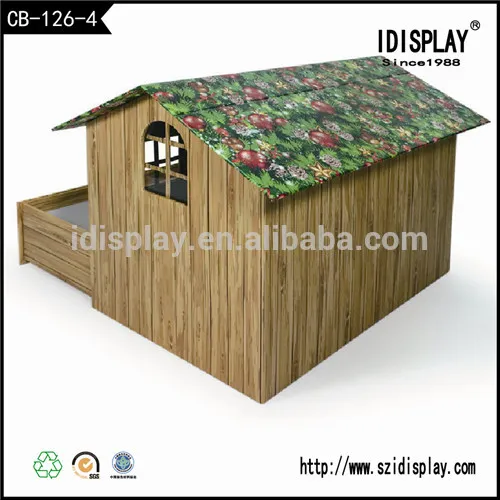 Kraft Paper House Cardboard Wooden House, High Quality Kraft Paper