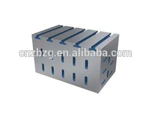 National Standard with t-slots Cast Iron Box Cube